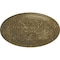 Ekena Millwork Luton Ceiling Medallion (Fits Canopies up to 3 1/2"), 21"OD x 2"P, Mississippi Mud Crackle CM21LUMMC - alternate 3